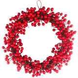 Cifeeo-1pcs Christmas Decoration 12-25cm Christmas Party Wedding Wreaths Decoration Garland Material Rattan Wreath DIY Wreath Party