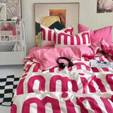 Cifeeo-Ins Pastoral style Yellow Small Flowers Bedding Set Twin Queen Size Duvet Cover Flat Sheet Pillowcase Princess Girl Bed Linen