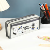 Cifeeo-Back To School Gifts Astronaut Pencil Case Large Capacity Cute Stationery Pencil Cases Boy Kalemlik School Supplies Estuche Lapices Pencil Pouch