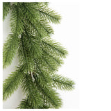 60cm Artificial PE Pine Branches Garland Indoor Home Garden Simulation Pine Rattan Green Fireplaces Holiday Party Decorations