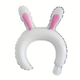 Cifeeo-20Pcs Cute Headband Balloon for Birthday Party Decoration Rabbit Bear Cartoon Animal Balloon Pink Children's Toys Baby Shower