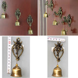 Cifeeo-Halloween Retro Decorative Doorbell Windchime Shopkeeper Bell Door Knocker for Store Room Garden Porch Front Entrance Home Decor