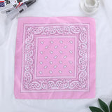 Cifeeo Vintage Bohemia Print Bandana Hair Bands For Girls  Women Headband Scarf  Face Mask Cross Turban Bandanas Headwear 55Cmx55cm