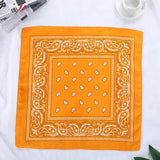 Cifeeo Vintage Bohemia Print Bandana Hair Bands For Girls  Women Headband Scarf  Face Mask Cross Turban Bandanas Headwear 55Cmx55cm