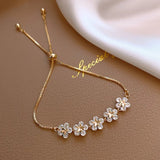 Cifeeo-Korean Adjustable Gold Color Bracelet For Women Girl Men Trendy High Quality Design Snake Light Luxury Chain Jewelry