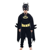 Cifeeo-Halloween Custom Kids Boys Muscle Costumes with Mask Cloak Movie Character Superhero Cosplay Halloween Party Role Play