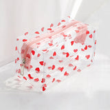 Cifeeo-Back To School Gifts Butterfly Transparent Pencil Case Stationery Trousse Large Capacity Pen Case Make Up Bag Estuche School Supplies Pencil Pouch