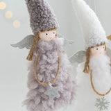 Cifeeo-Angel Doll Christmas Ornaments Merry Christmas Decorations for Home Garland Christmas Tree Decor Navidad Xmas 2024 New Year 2024