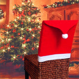 Cifeeo-Christmas Chair Cover Christmas Decoration for Home Table Dinner Chair Back Decor 2025 New Year Party Supplies Xmas Navidad 2024