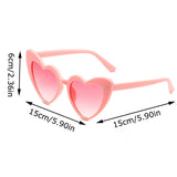 Cifeeo-Halloween Custom Retro LED Flashing Sunglasses For Women Bachelorette Party Decoration Wedding Pink Heart Glasses Bride to be Glasses