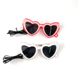 Cifeeo-Halloween Custom Retro LED Flashing Sunglasses For Women Bachelorette Party Decoration Wedding Pink Heart Glasses Bride to be Glasses