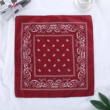 Cifeeo Vintage Bohemia Print Bandana Hair Bands For Girls  Women Headband Scarf  Face Mask Cross Turban Bandanas Headwear 55Cmx55cm