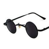 Cifeeo-Cool Sunglasses Trending Wide Bridge Retro Rock Punk Sunglasses Classic Small Round Clear Red Sun Glasses UV400