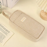 Cifeeo-Back To School Gifts Pencil Case Large Capacity School Supplies Pencilcase Astuccio Solid Color Pen Case Trousse Japanese Stationery Pencil Box