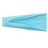 Cifeeo Back to school Women Headband Solid Color Twist Cotton Wide Turban Twisted Knotted Headwrap Girls Hairband Fashion Hair Accessories Scrunchies