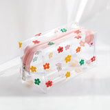 Cifeeo-Back To School Gifts Butterfly Transparent Pencil Case Stationery Trousse Large Capacity Pen Case Make Up Bag Estuche School Supplies Pencil Pouch