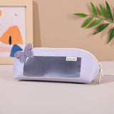 Cifeeo-Back To School Gifts Butterfly Pencil Case Girls School Supplies Pencil Case Transparent Large Capacity Estuche Escolar Cute Stationery Pencil Pouch
