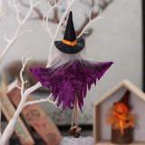 Cifeeo-Halloween Decorations Doll Bar Decor Pumpkin Ghost Witch Pendant Scary Halloween Kids Gift Halloween Party Decoration for Home