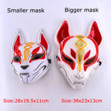 Cifeeo-Halloween Custom New Arrival LED Luminous Cosplay Anime Mask Neon Light Up Fox Mask Halloween Party Mask Carnival Party Led Mask