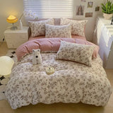 CIFEEO-Spring Summer Bedding Set Euro Bedding Set Free Shipping Beddings Sets Princess Style Pure Cotton Intensification Level A Bedroom Set Queen Size Bed Sheet