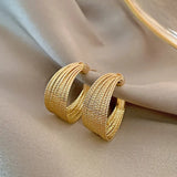 Cifeeo-New Fashion Trend Unique Design Elegant Delicate Exaggerated Multilayer Stud Earrings Women Jewelry Party Gifts Wholesale