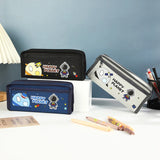 Cifeeo-Back To School Gifts Astronaut Pencil Case Large Capacity Cute Stationery Pencil Cases Boy Kalemlik School Supplies Estuche Lapices Pencil Pouch