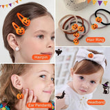 Cifeeo-20/10Pcs Halloween Resin Pumpkin Miniatures Mini Flatback Charms Pumpkin Halloween Party Home Table Decoration DIY Crafts Gift