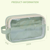 Cifeeo-Back To School Gifts Large Capacity Pencil Case Transparent Pencil Pouch Trousse Scolaire School Supplies Estuches Escolares Pencil Cases For Girls