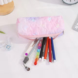 Cifeeo-Back To School Gifts Bow Pencil Case Estuche Escolar Pencil Case Girls Cute Stationery Soft Large Capacity Pencilcase School Supplies Pencil Pouch