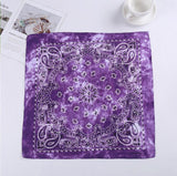 Cifeeo Vintage Bohemia Print Bandana Hair Bands For Girls  Women Headband Scarf  Face Mask Cross Turban Bandanas Headwear 55Cmx55cm