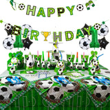 Cifeeo-Football Balloons Birthday Party Decoration Foil Globos Kids Boy Number Balloon Ball Soccer Sports Theme Party Supplies