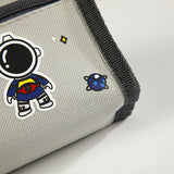 Cifeeo-Back To School Gifts Astronaut Pencil Case Large Capacity Cute Stationery Pencil Cases Boy Kalemlik School Supplies Estuche Lapices Pencil Pouch