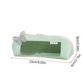 Cifeeo-Back To School Gifts Butterfly Pencil Case Girls School Supplies Pencil Case Transparent Large Capacity Estuche Escolar Cute Stationery Pencil Pouch