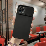 CIFEEO- Camera Lens Protection Solid Phone Case For iPhone 13 14 11 12 Pro Max Mini X XR XS Max 7 8 14 Plus Candy Color Soft TPU Cover