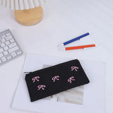 Cifeeo-Back To School Gifts Pink Bow Pencil Case Cute Stationery Pencil Case Girls School Supplies Trousse Back To School Estuches Escolares Pencil Pouc