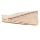 Cifeeo Back to school Women Headband Solid Color Twist Cotton Wide Turban Twisted Knotted Headwrap Girls Hairband Fashion Hair Accessories Scrunchies