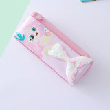 Cifeeo-Back To School Gifts Mermaid Pencil Case Estuche Escolar Pencilcase School Supplies Sequins Pencil Pouch Kawaii Stationery Pencil Cases For Girls