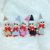 Christmas Mini Baby Elf Dolls Todder Elves Shining Kindness Craft Babies Doll Toy Decoration On The Shelf Gift For Girl Boy Kid