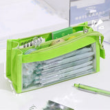 Cifeeo-Back To School Gifts Six Layers Pencil Case Transparent Estuches Escolares Pencil Pouch Stationery Large Capacity School Supplies Pencil Cases