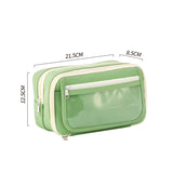 Cifeeo-Back To School Gifts 9 Layers Transparent Pencil Case Estuches Escolares Pencil Cases Piornik School Supplies Large Capacity Trousse Pencil Pouch