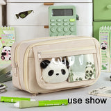 Cifeeo-Back To School Gifts 9 Layers Pencil Case Trousse Pencil Pouch Transparent Piornik Large Capacity Estuches Escolares School Supplies Pencil Cases