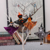 Cifeeo-Halloween Decorations Doll Bar Decor Pumpkin Ghost Witch Pendant Scary Halloween Kids Gift Halloween Party Decoration for Home