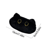 Cifeeo-Back To School Gifts Black Cat Pencil Case School Supplies Pencil Case Girls Large Capacity Plush Cute Stationery Estuche Escolar Pencils Cases