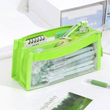 Cifeeo-Back To School Gifts Six Layers Pencil Case Transparent Estuches Escolares Pencil Pouch Stationery Large Capacity School Supplies Pencil Cases