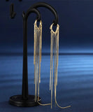 CIFEEO- Overgild Tassel Drop Earrings