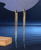 CIFEEO- Overgild Tassel Drop Earrings