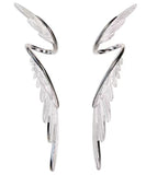 CIFEEO- Stylish Silk Sterling Silver Wing Drop Earrings GH1035