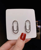 CIFEEO- Unique Silk Alloy Zircon Stud Earrings ZZ068