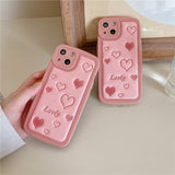 Cifeeo-gifts Girly Pink Heart Phone Case