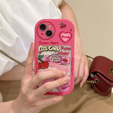 Cifeeo-gifts Pink Girl Love Graffiti Phone Case